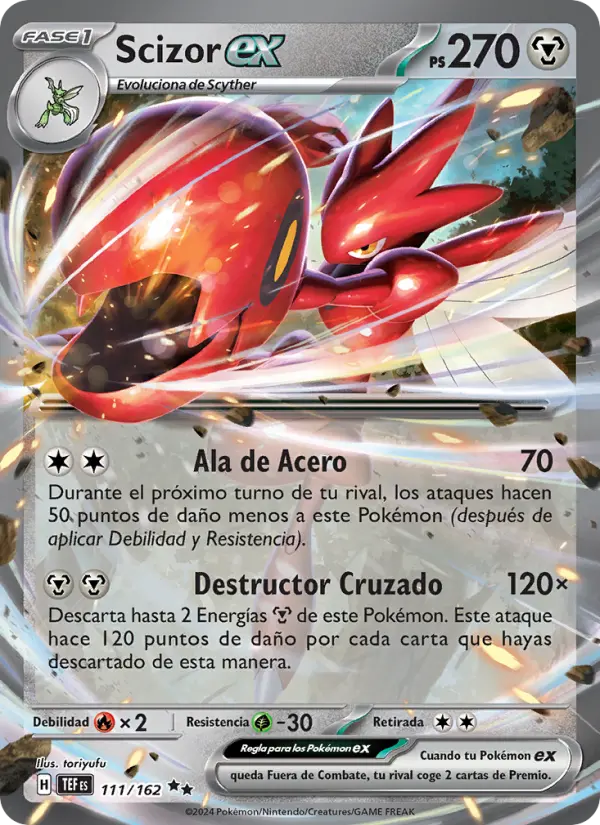Scizor ex, Fuerzas Temporales No. 111