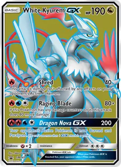 White Kyurem GX, SM Black Star Promos No. SM141 Normal