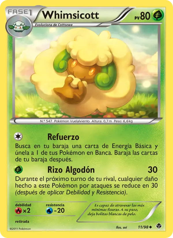 Whimsicott, Fuerzas Emergentes No. 11
