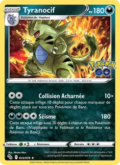 Tyranocif, Pokémon GO No. 043 Holo