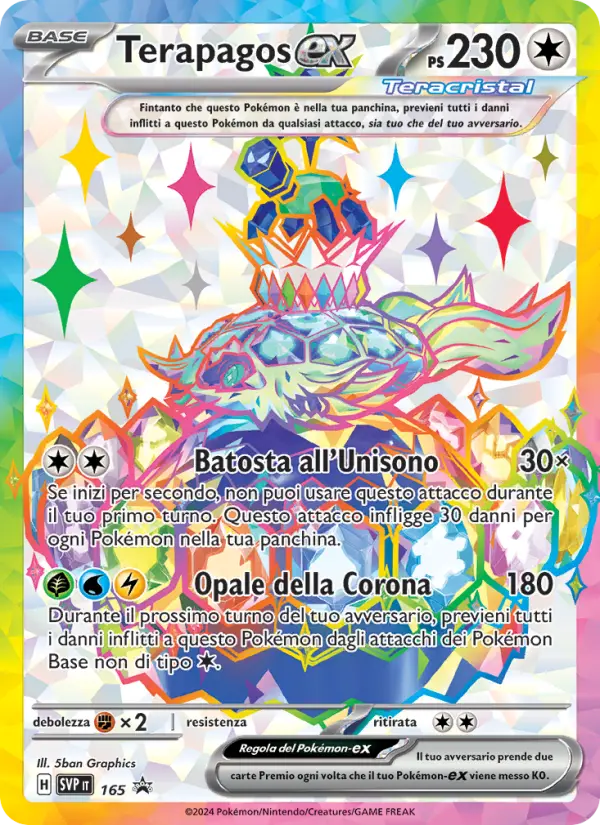 Terapagos-ex, SVP Black Star Promos Nº 165