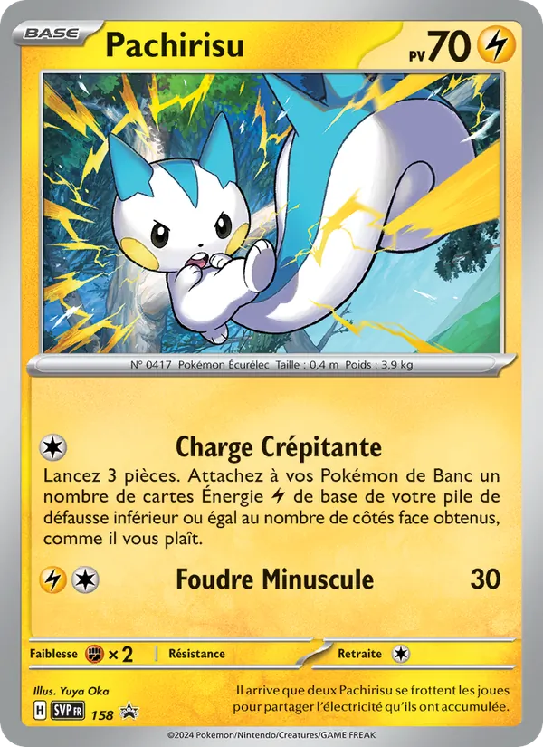 Pachirisu, SVP Black Star Promos No. 158