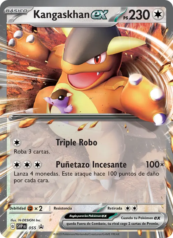 Kangaskhan ex, SVP Black Star Promos Nº 055