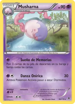 Musharna, Fuerzas Fantasmales Nº 40 Normal