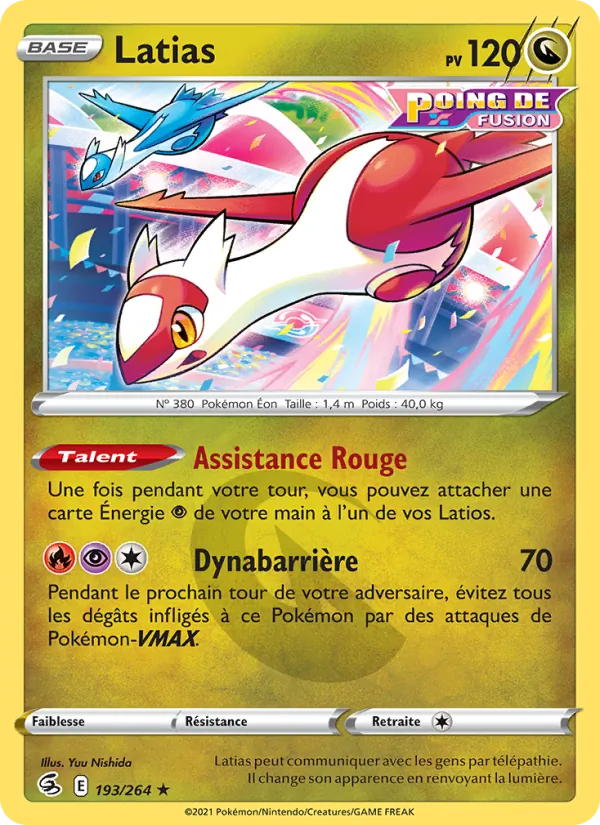 Latias, Poing de Fusion No. 193