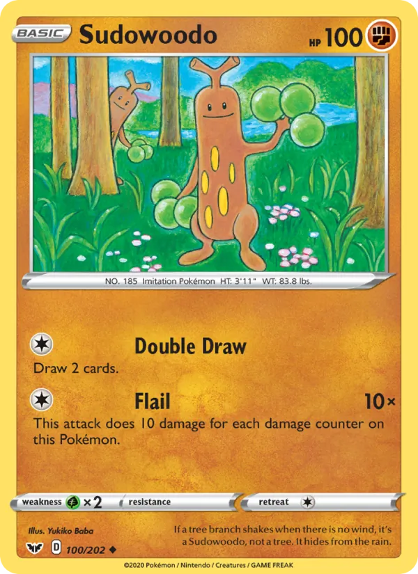Sudowoodo, Sword & Shield Nº 100