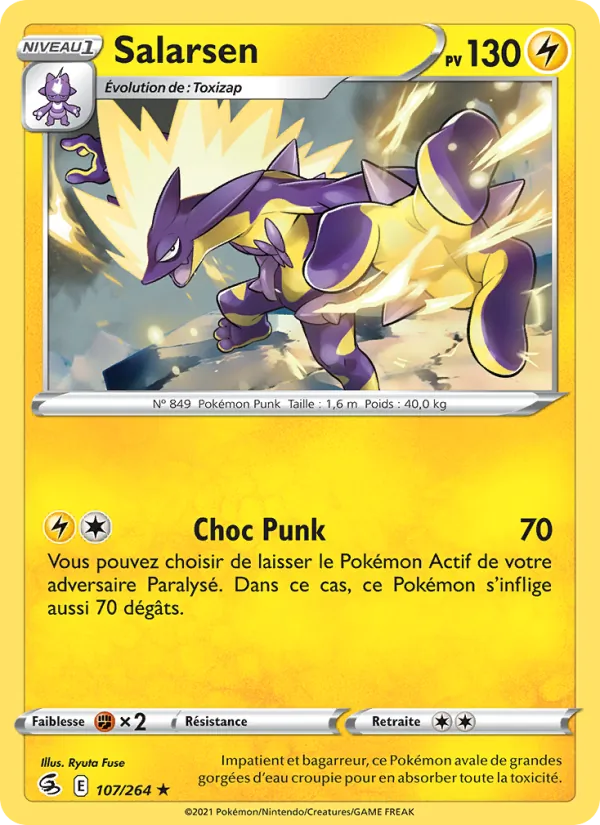 Salarsen, Poing de Fusion Nº 107