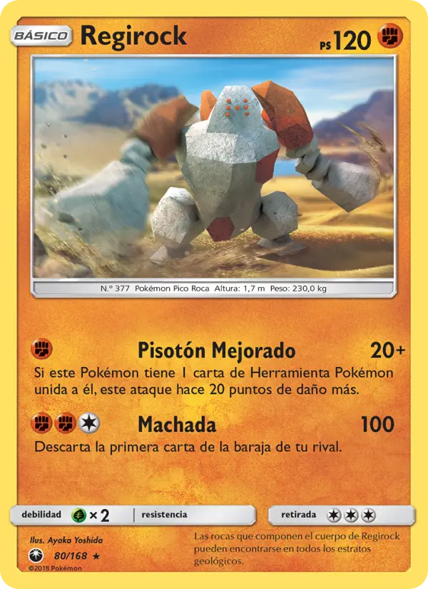 Regirock, Tormenta Celestial No. 80