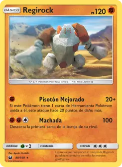 Regirock, Tormenta Celestial No. 80 Normal