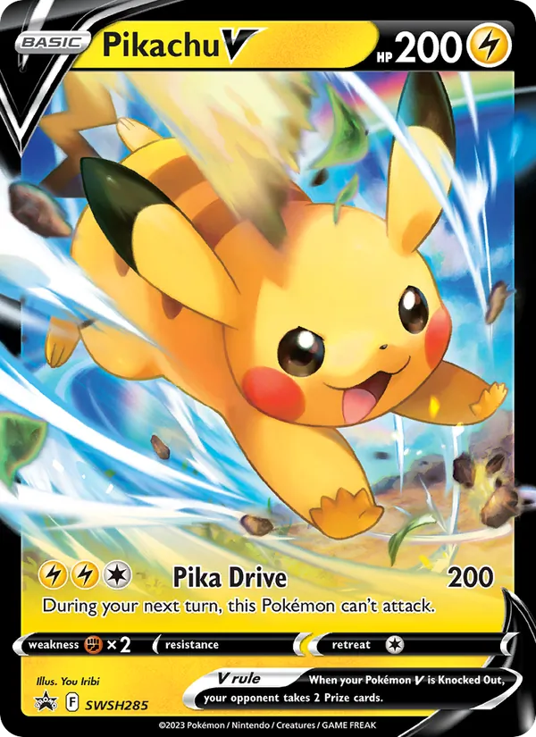 Pikachu V, SWSH Black Star Promos No. SWSH285