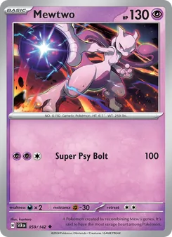 Mewtwo, Stellar Crown Nº 059 Normal