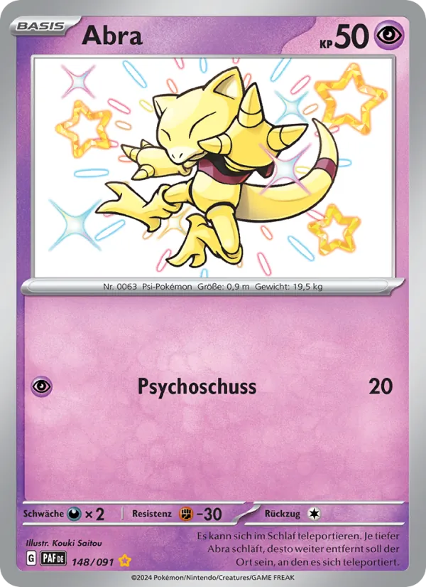 Abra, Paldeas Schicksale No. 148