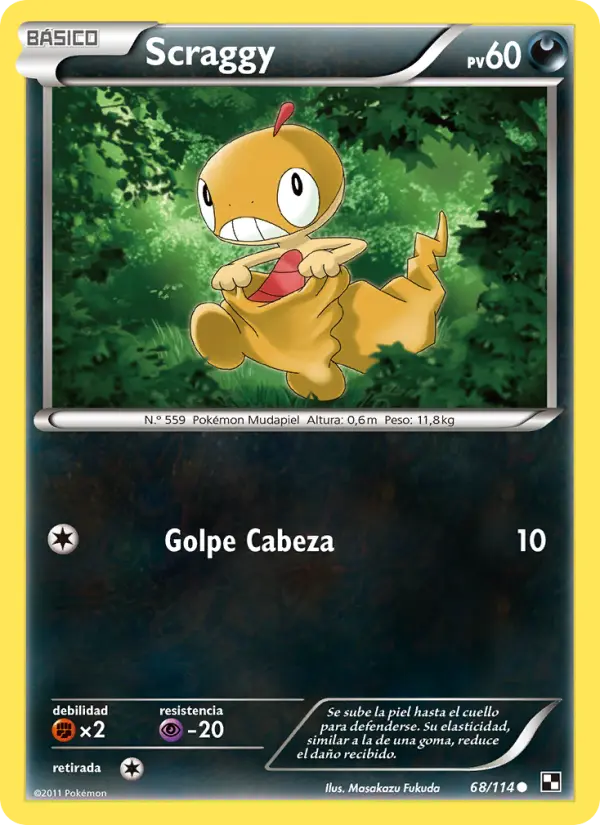 Scraggy, Negro y Blanco No. 68