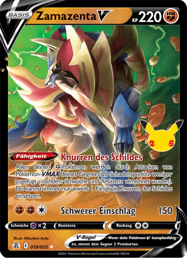 Zamazenta V, Celebrations No. 18