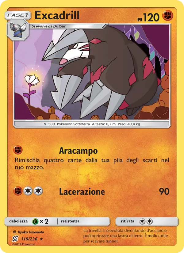 Excadrill, Sintonia Mentale Nº 119