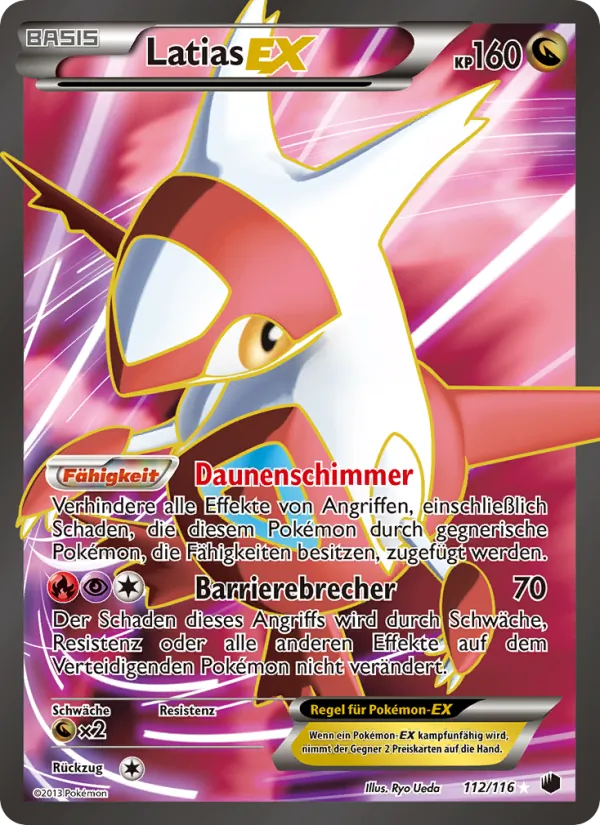 Latias-EX, Plasma-Frost No. 112