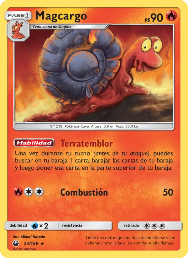 Magcargo, Tormenta Celestial Nº 24
