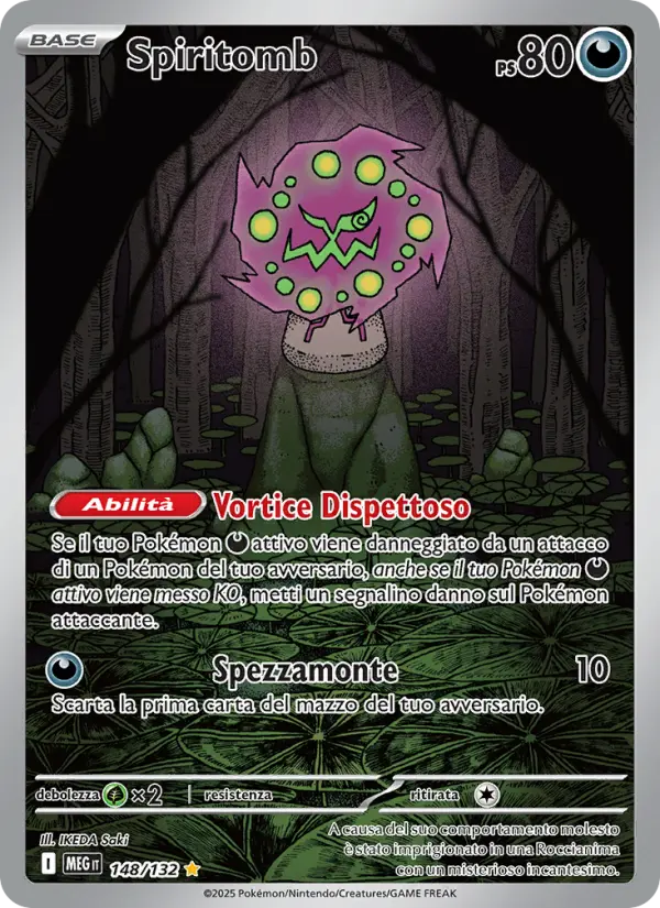 Spiritomb, Megaevoluzione No. 148