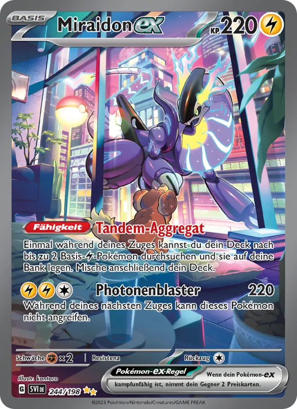 Miraidon-ex, Karmesin & Purpur No. 244