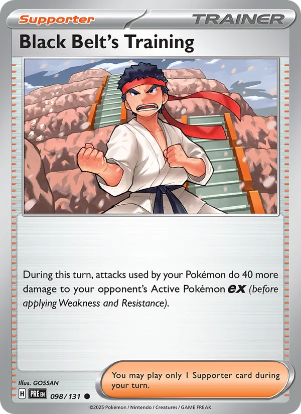 Black Belt's Training, Prismatic Evolutions Nº 098