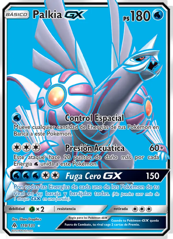 Palkia GX, Luz Prohibida No. 119