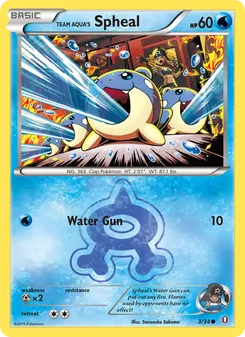 Team Aqua's Spheal, Double Crisis No. 3 Normal