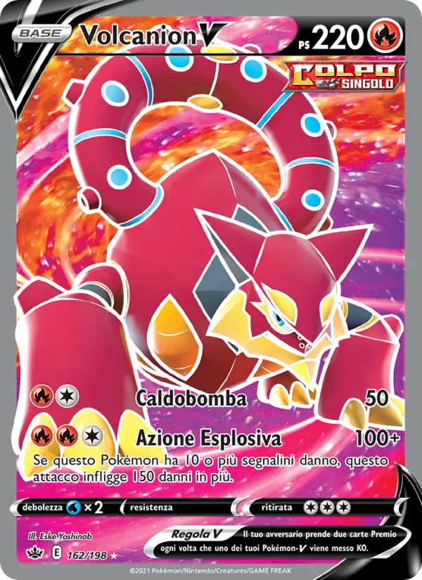 Volcanion V, Regno Glaciale Nº 162