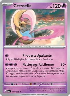 Cresselia, Fable Nébuleuse Nº 021 Reverse
