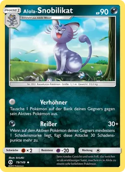 Alola-Snobilikat, Sonne & Mond Nº 79 Normal