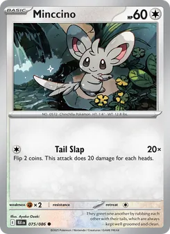 Minccino, Black Bolt No. 075 Normal