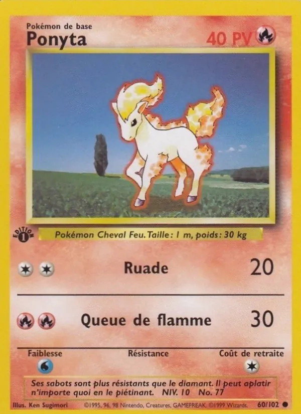 Ponyta, Set de Base No. 60