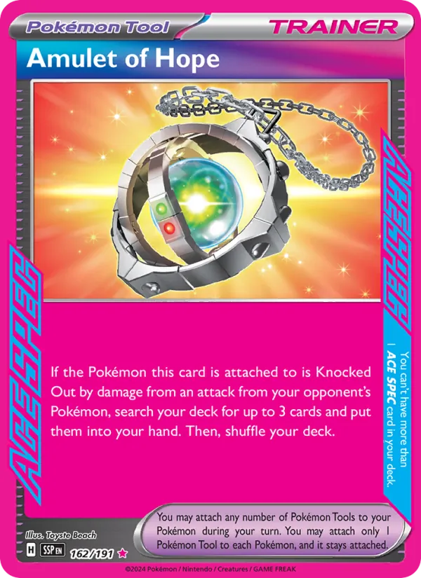 Amulet of Hope, Surging Sparks No. 162