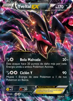 Yveltal EX, XY No. 79 Normal
