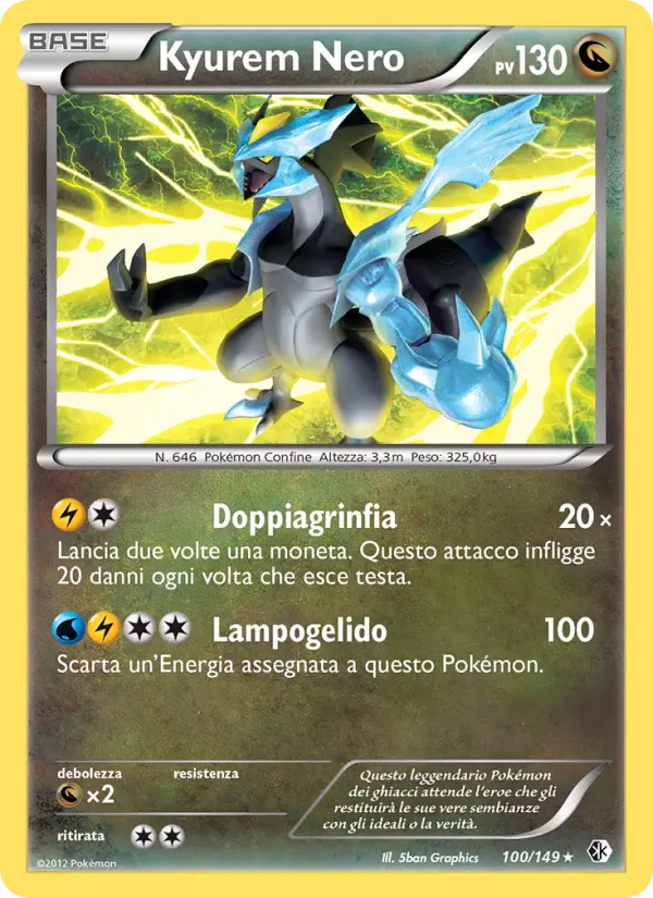 Kyurem Nero, Confini Varcati No. 100