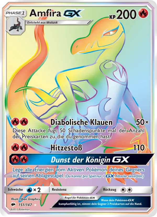Amfira GX, Nacht in Flammen Nº 151