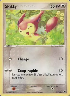 Skitty, EX Rubis & Saphir Nº 71 Normal