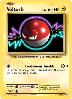 Voltorb, Evolutions No. 39 Normal