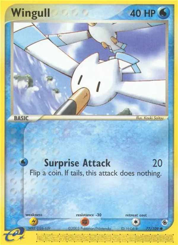 Wingull, Ruby & Sapphire Nº 77