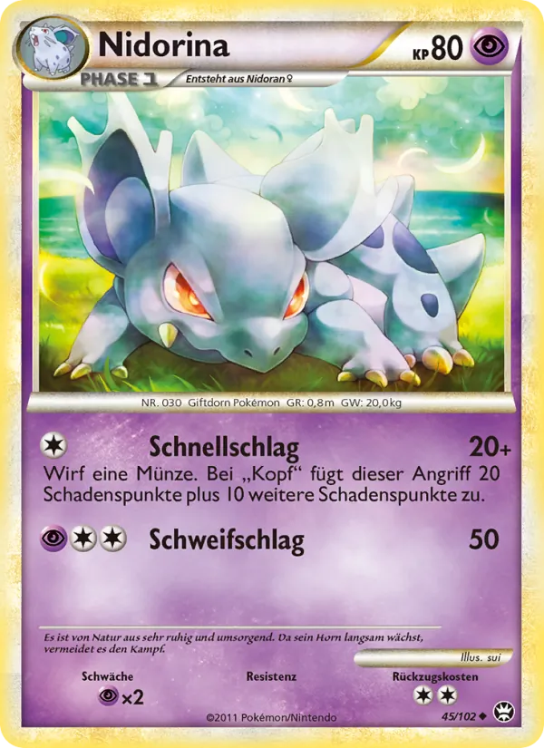 Nidorina, Triumph Nº 45