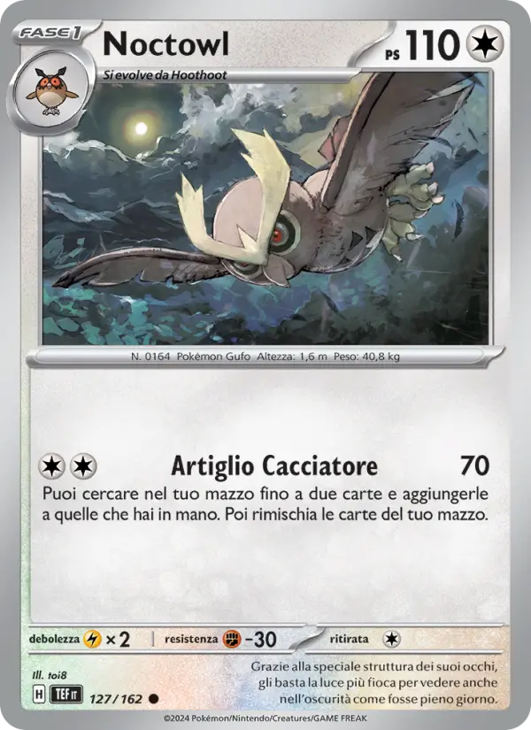 Noctowl, Cronoforze Nº 127
