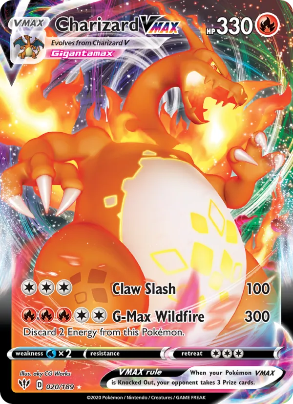 Charizard VMAX, Darkness Ablaze Nº 20