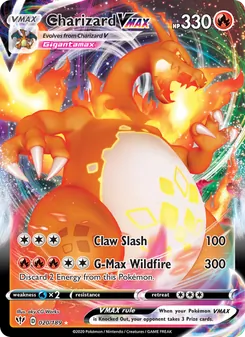 Charizard VMAX, Darkness Ablaze Nº 20 Holo