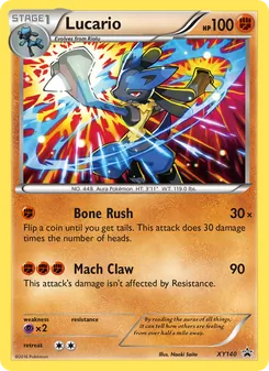 Lucario, XY Black Star Promos Nº XY140 Normal