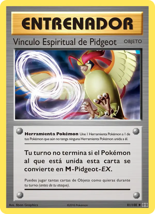 Vínculo Espiritual de Pidgeot, Evoluciones No. 81