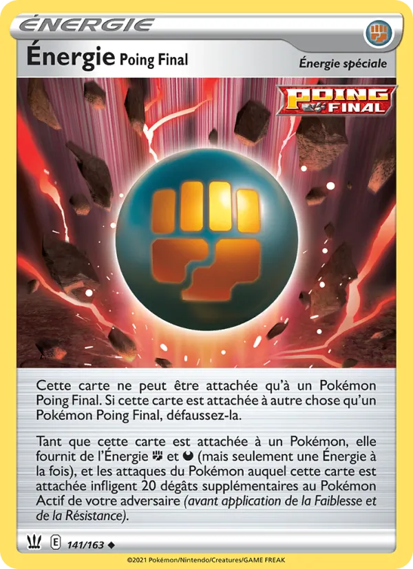 Énergie Poing Final, Styles de combat Nº 141