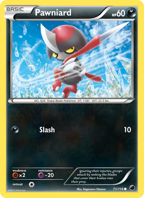 Pawniard, Plasma Freeze No. 71