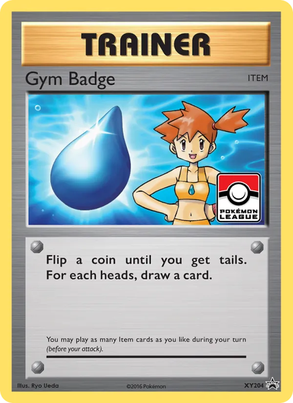 Gym Badge, XY Black Star Promos No. XY204