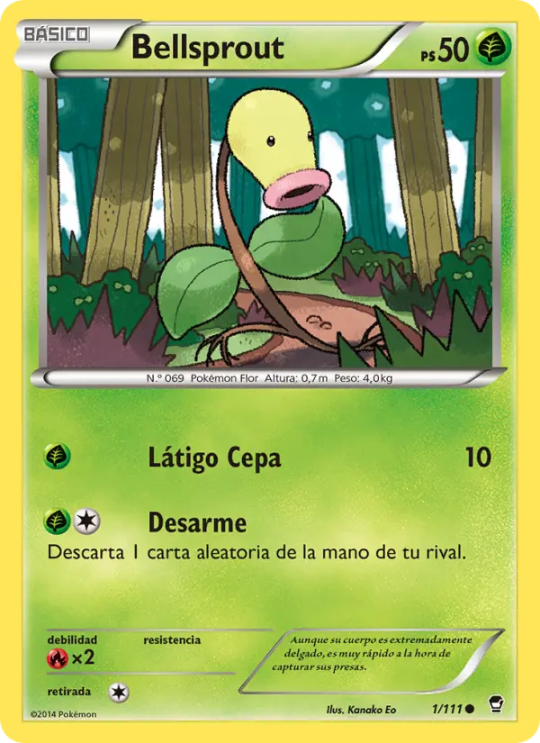 Bellsprout, Puños Furiosos No. 1