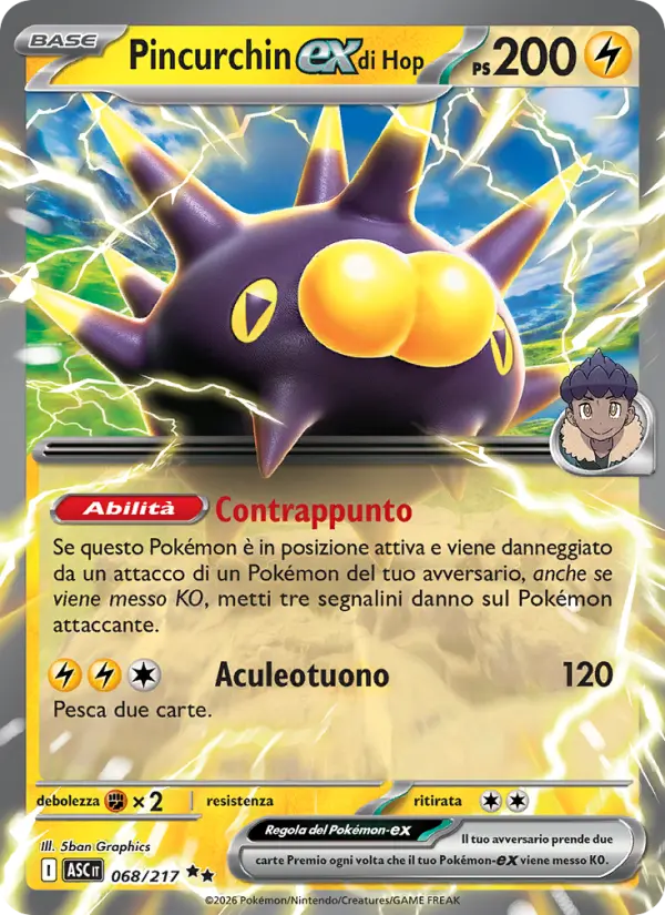 Pincurchin-ex di Hop, Ascesa Eroica Nº 068