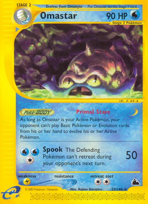 Omastar, Skyridge Nº 23